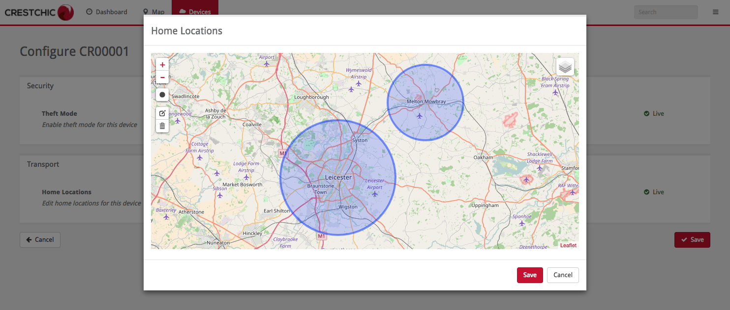 Geofence Alarms